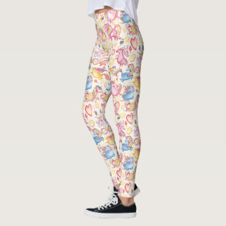 Funny Whimsical Unicorns Leggings
