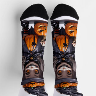 Funny whitch socks