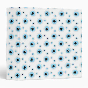 Funny white bear face binder