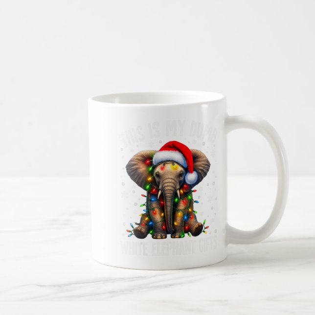 Funny White Elephant For Adults Pjs Under 15 20  Coffee Mug (Right)