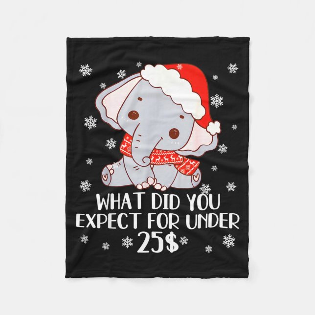 Funny White Elephant Pjs For Adults Under 15 20  Fleece Blanket (Front)