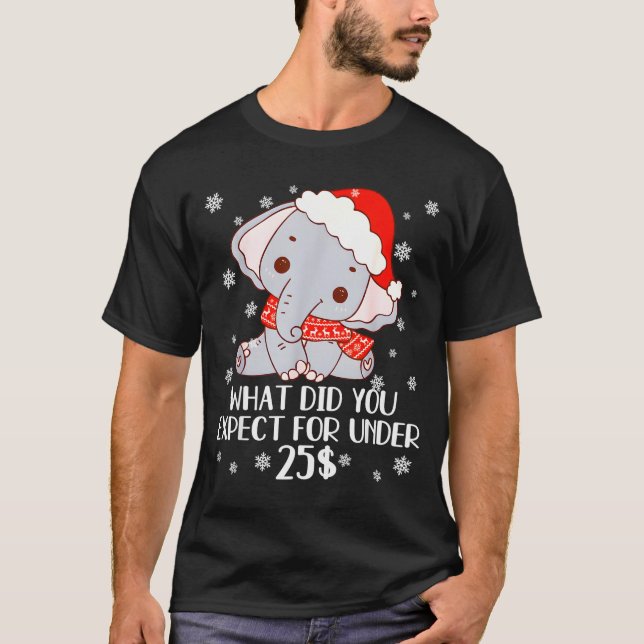Funny White Elephant Pjs For Adults Under 15 20  T-Shirt (Front)