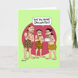 Funny Why Cake? Birthday Card