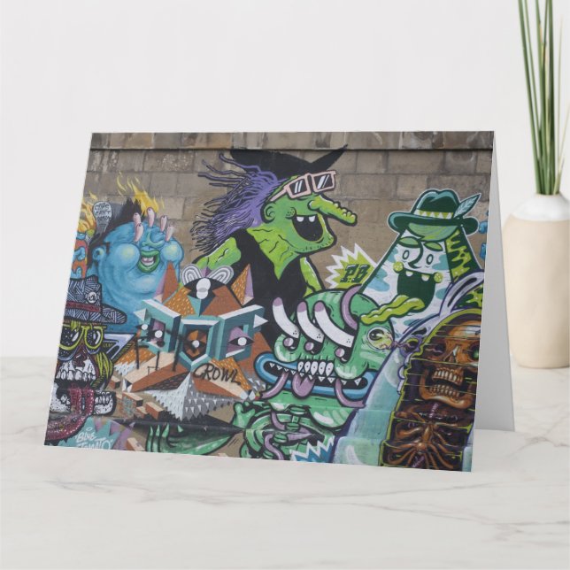 Funny Wicked Green Witch Card (Front)