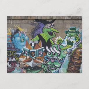 Funny Wicked Green Witch Postcard