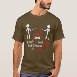 funny wiener roast word art T-Shirt