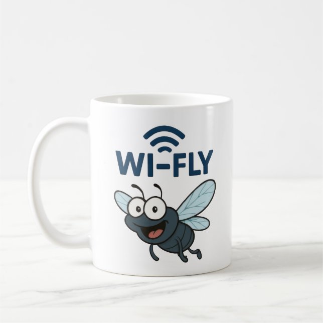 Funny Wifi Coffee Mug (Left)