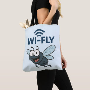 Funny Wifi Tote Bag