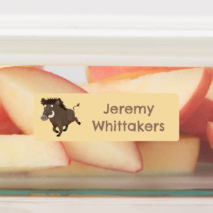 Funny wild boar razorback cartoon personalized