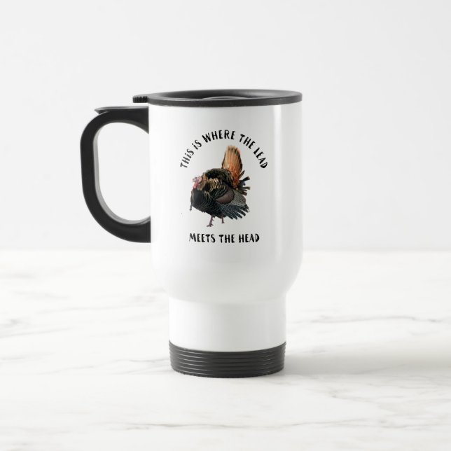 Funny Wild Turkey Hunting Mug (Left)