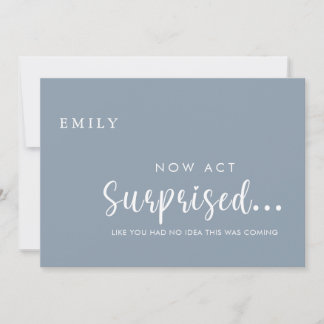 Funny Will you be my Bridesmaid Proposal Card