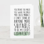 funny will you be my godfather invitation<br><div class="desc">funny will you be my godfather</div>