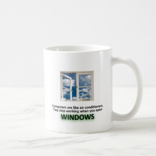 Funny Windows Joke - GeekShirts Coffee Mug