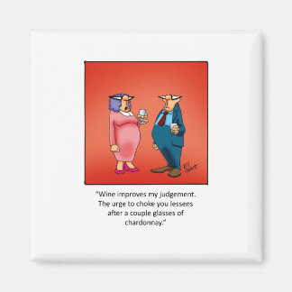 Funny Wine Gift! Magnet