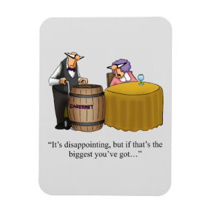 Funny Wine Humor Magnet Gift