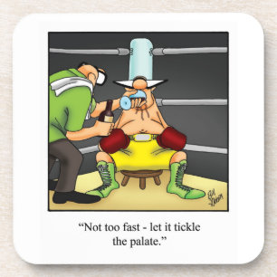 Funny Wine Humour Coaster Set