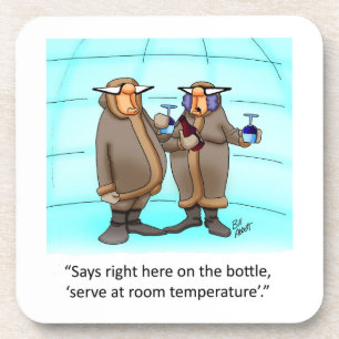 Funny Wine Humour Coaster Set