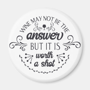 Funny Wine May Not be the Answer Magnet