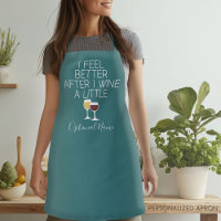 Funny Wine Quote - I feel better after I Wine