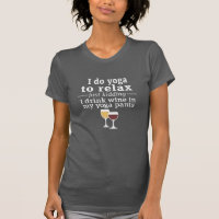 Funny Wine Quote with Custom Name - Yoga