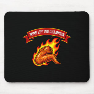 Funny Wing Lifting Chamon  Mouse Pad