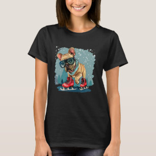 Funny Winter Sport for Dogs and Ice skating Lovers T-Shirt