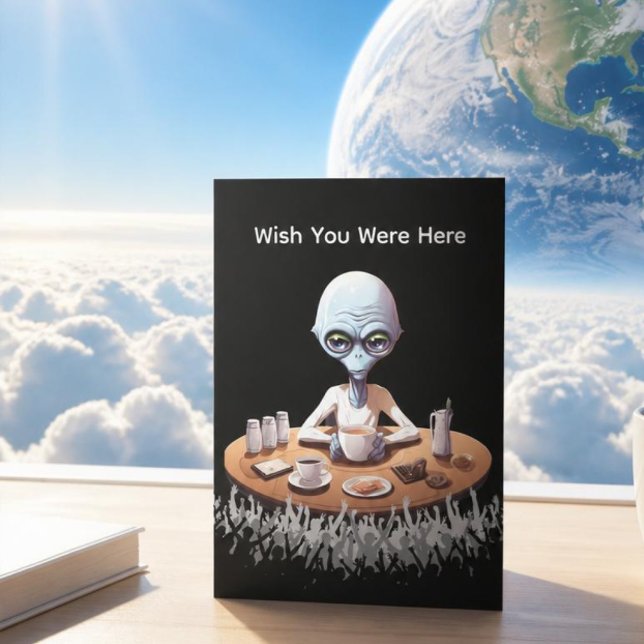 Funny Wish You Were Here Postcard (Creator Uploaded)