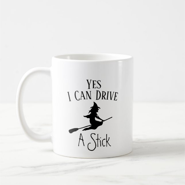 Funny Witch Coffee Mug (Left)