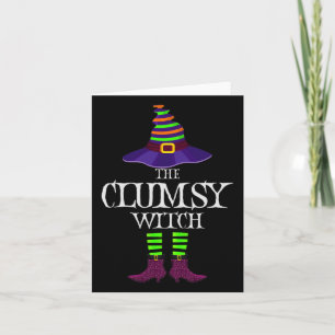 Funny Witch Magic Of Halloween Matching Group Desi Card