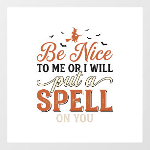 Funny Witch Spell Quote Halloween Vector Design_1 Window Cling