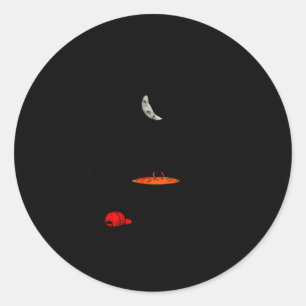 Funny Witches Brewing Cauldron Red Hat Anti Tr-mp  Classic Round Sticker