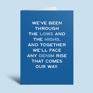 Funny witty original happy birthday card