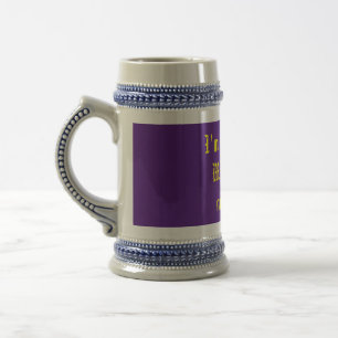 Funny wizard beer stein