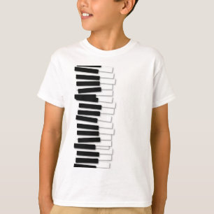 Funny Wobbly Piano Keyboard – Pianist & Musician T-Shirt