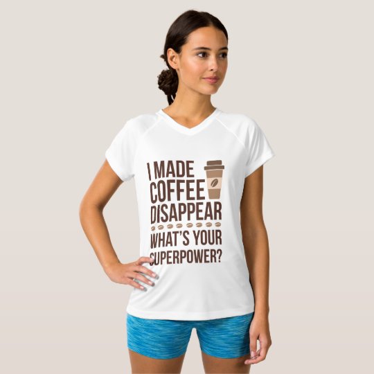 Funny Women's Champion Double-Dry V-Neck T-Shirt