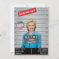 Funny Womens Police Mugshot Birthday Joke