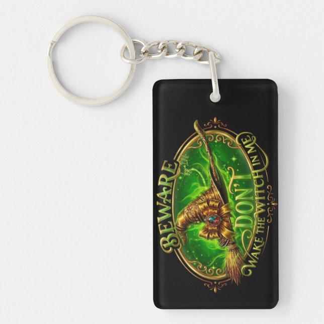 Funny Women's Statement Quote Keychain (Front)
