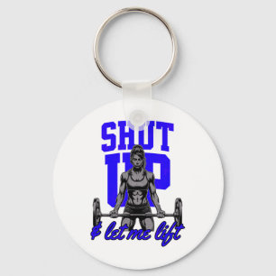 Funny Women's Weightlifting Bodybuilding Muscle Sa Keychain