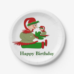 Funny wooden play figures,Personalized kids Paper Plate