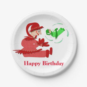 Funny wooden play figures,Personalized kids Paper Plate