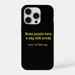 Funny Wordplay: A Tale of Two Sentences iPhone 15 Pro Case