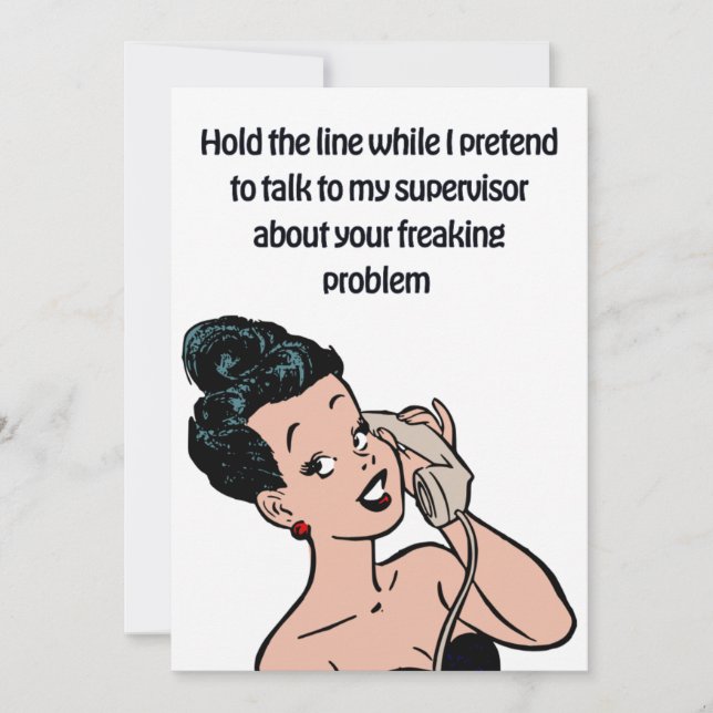 Funny Work Anniversary Card with Envelope - Adult  (Front)