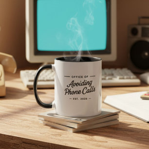 Funny Work From Home Office Humour  Mug