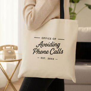 Funny Work From Home Office Humour Tote Bag