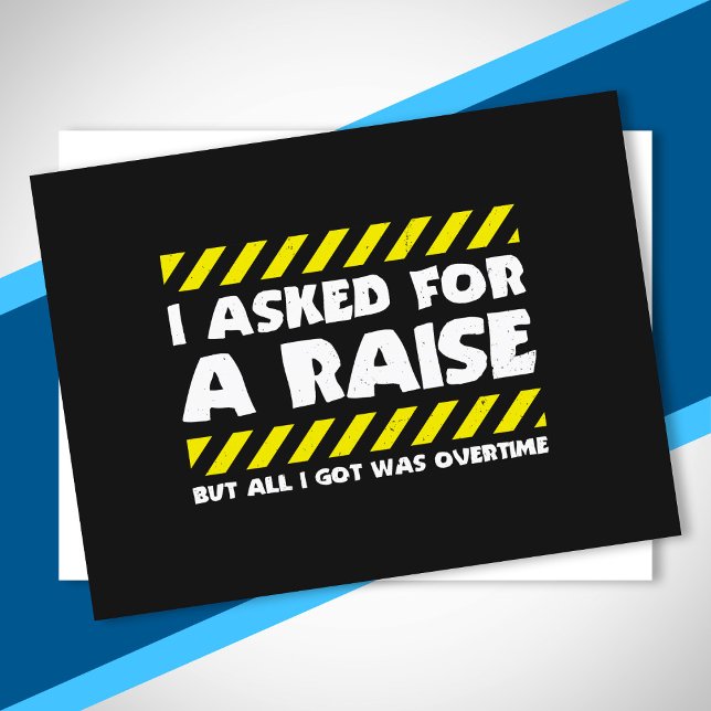 Funny Work Meme - Working Overtime Factory Worker Postcard (Creator Uploaded)