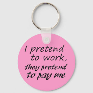 Funny work office humour unique keychains gift