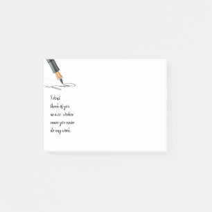 Funny Work Quote Co-worker doesn't Work Post-it Notes