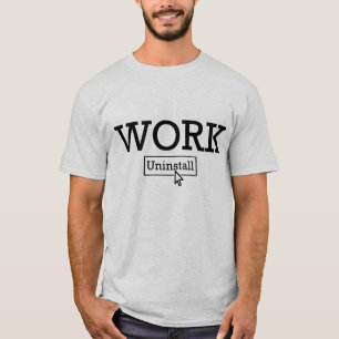 Funny work retirement word art  T-Shirt