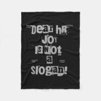 Funny Work Tee Dear Hr, Joy Is Not A Slogan Tank T