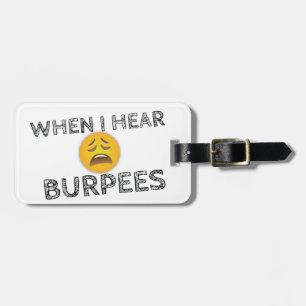 Funny Workout Gym Humour Luggage Tag